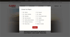 Desktop Screenshot of flamantrailers.com